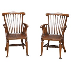 Wood Armchairs