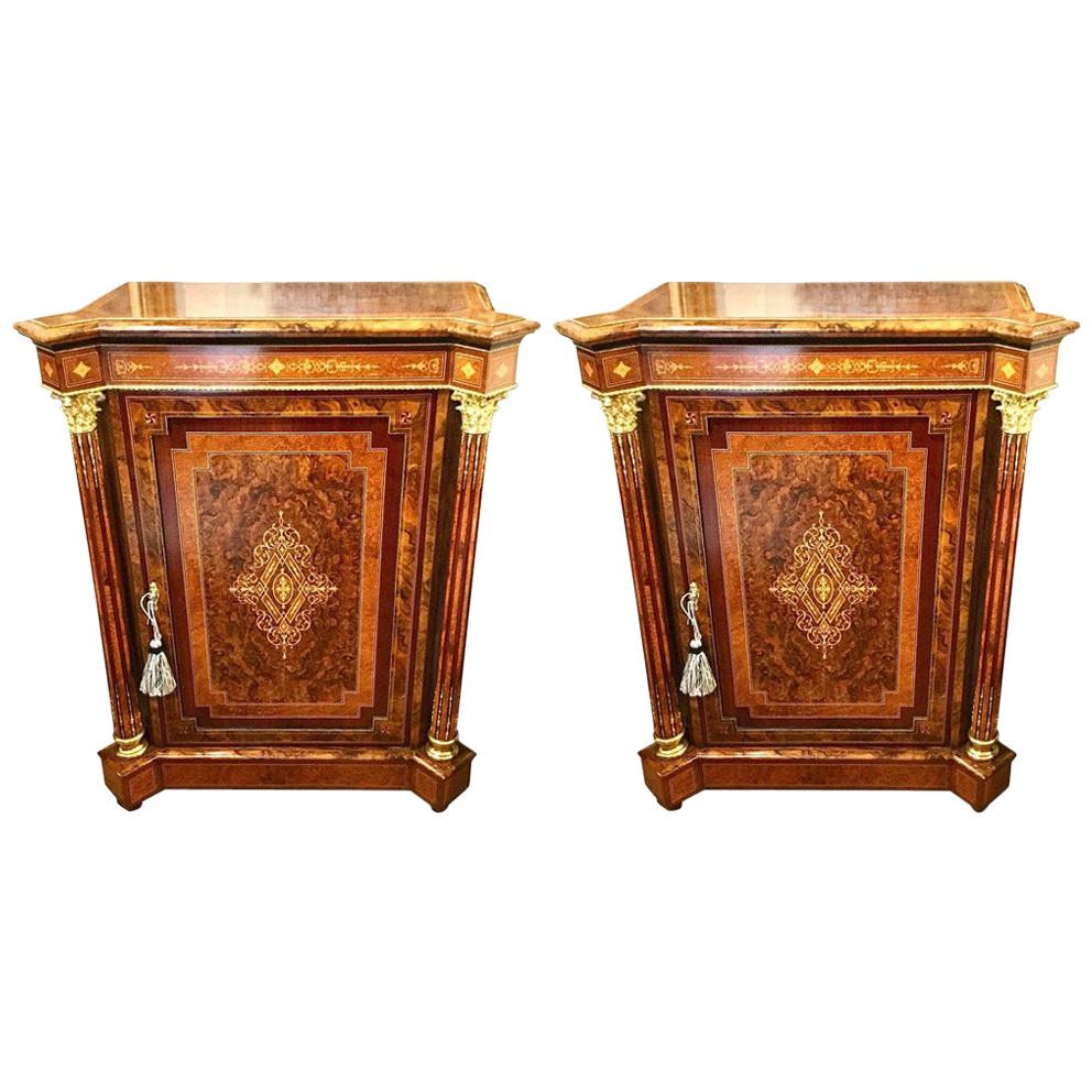 Pair of Late Victorian Side Cabinets, circa 1880