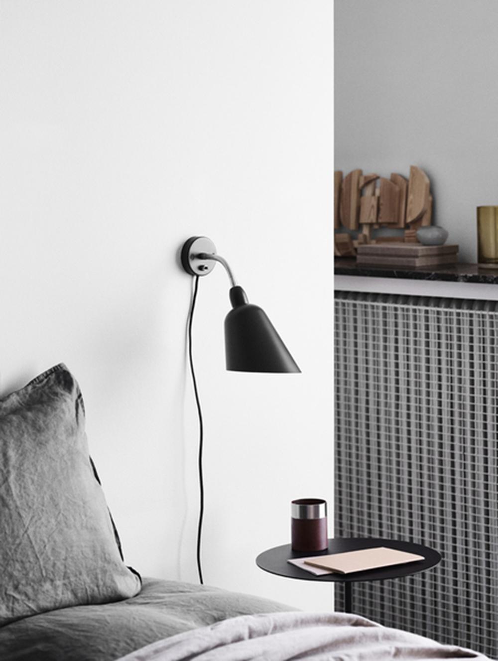 Contemporary Pair of Lato LN8 Warm Black Round Top Side Tables, Luca Nichetto for &Tradition For Sale