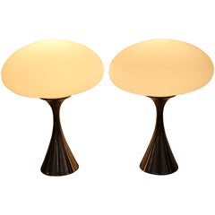 Pair of Laurel Mushroom Lamps