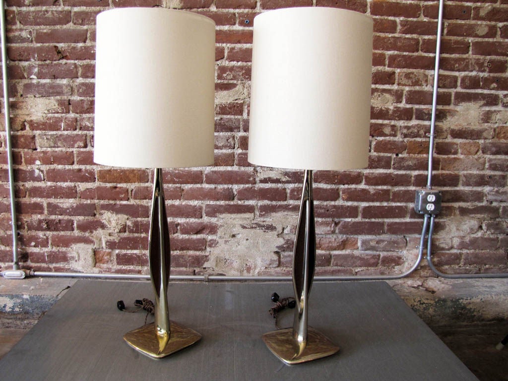 Mid-Century Modern Pair of Laurel Table Lamps, 1960 For Sale