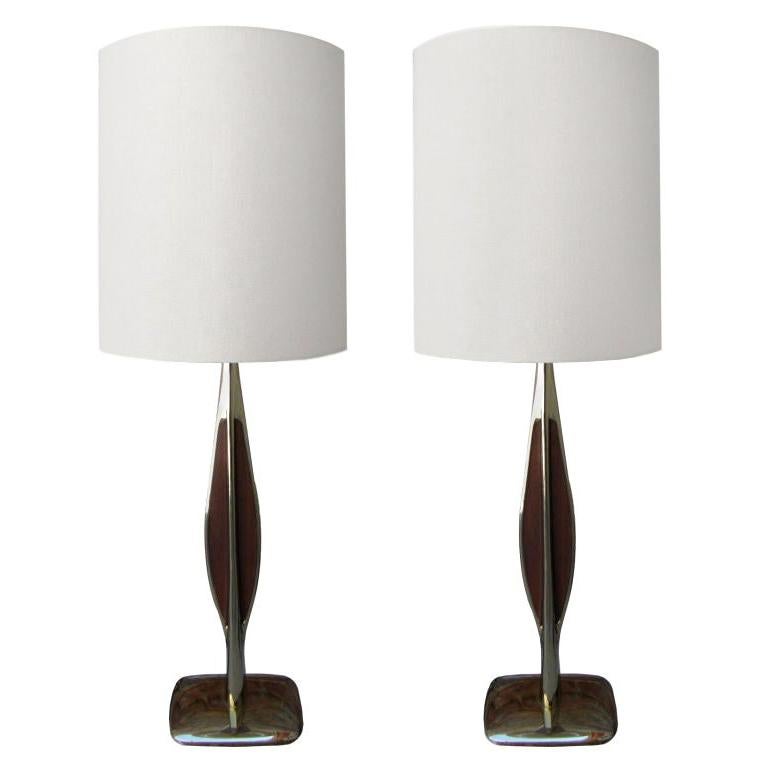 Pair of Laurel Table Lamps, 1960