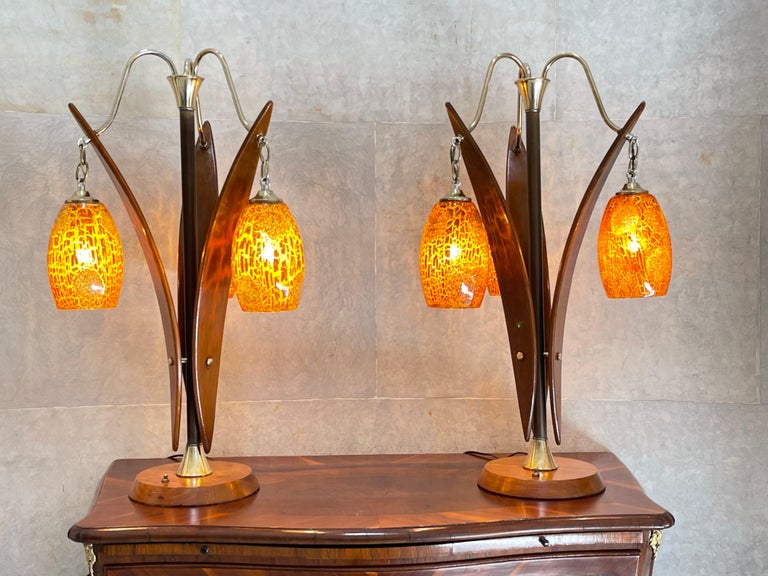 Pair of Danish Table Lamps For Sale at 1stDibs