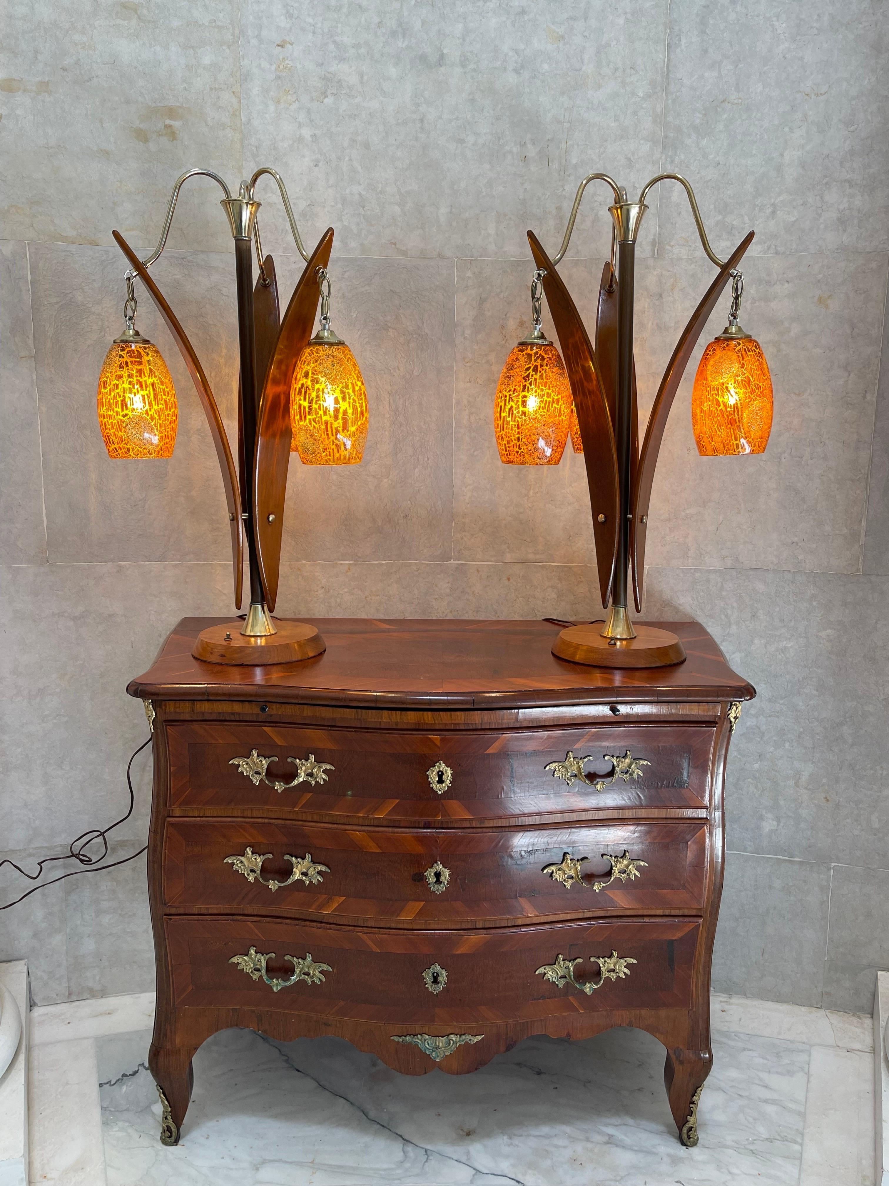 Pair of Danish Table Lamps 9