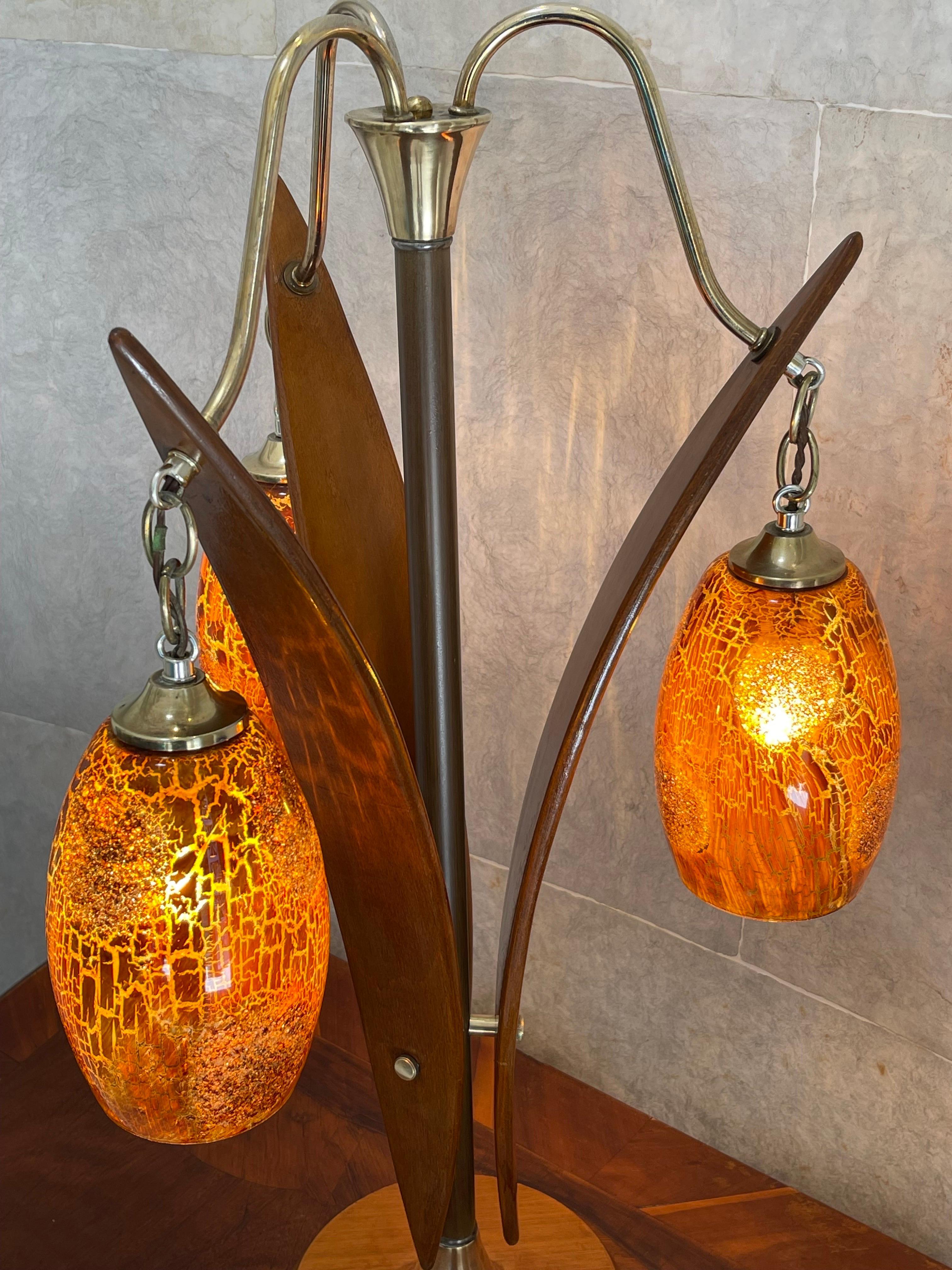 Pair of Danish Table Lamps In Good Condition In New Haven, CT