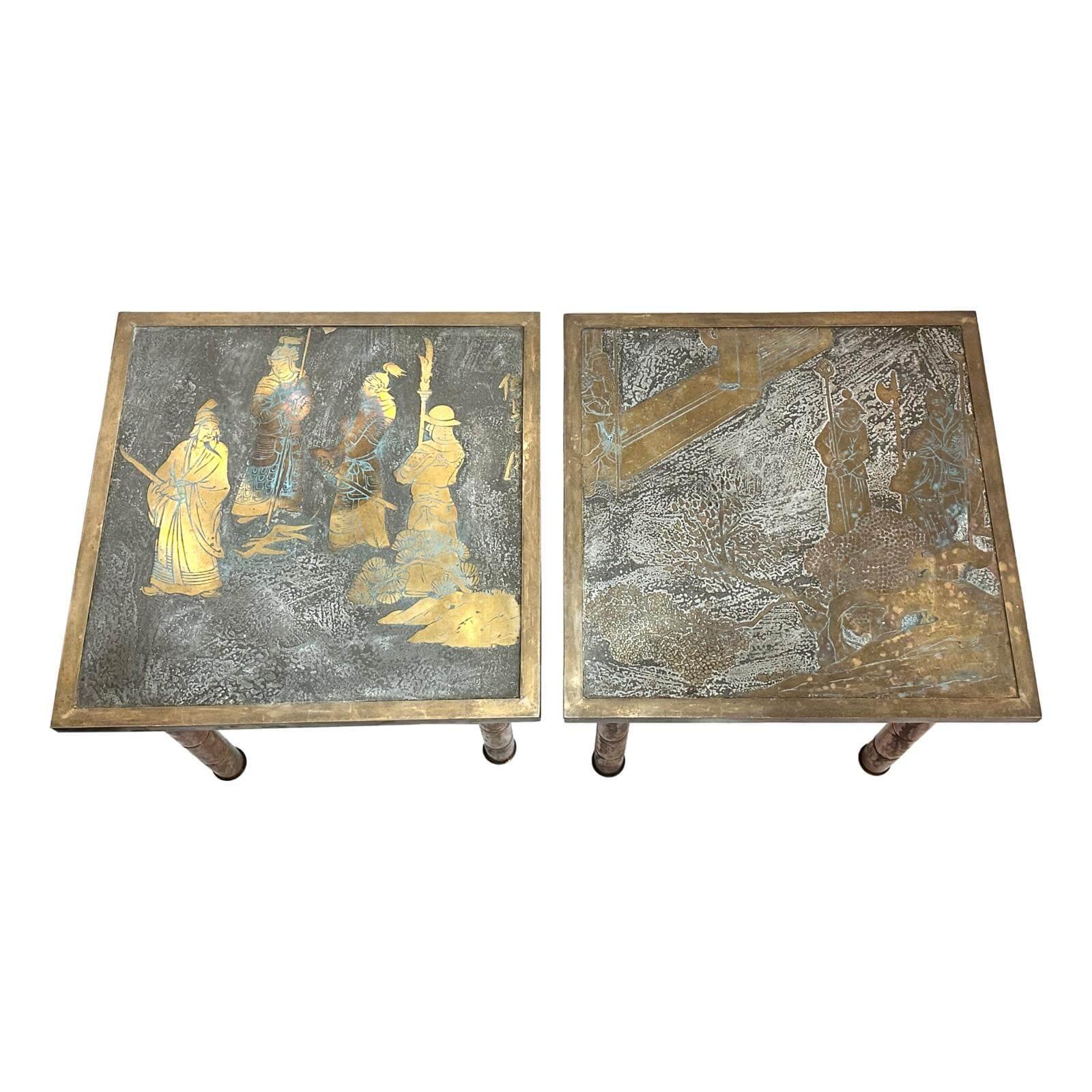 Américain Paire de tables d'appoint LaVerne en vente