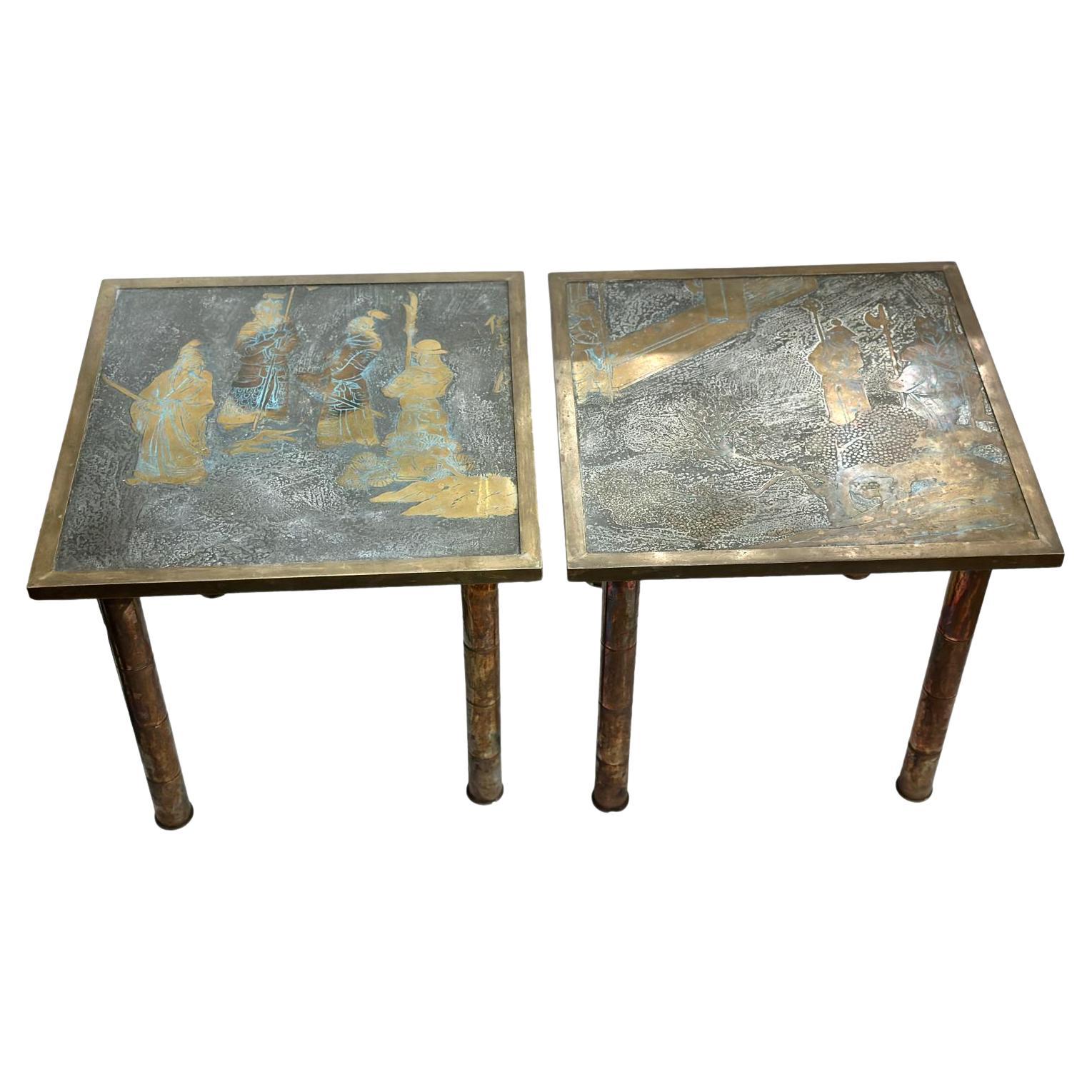 Paire de tables d'appoint LaVerne en vente