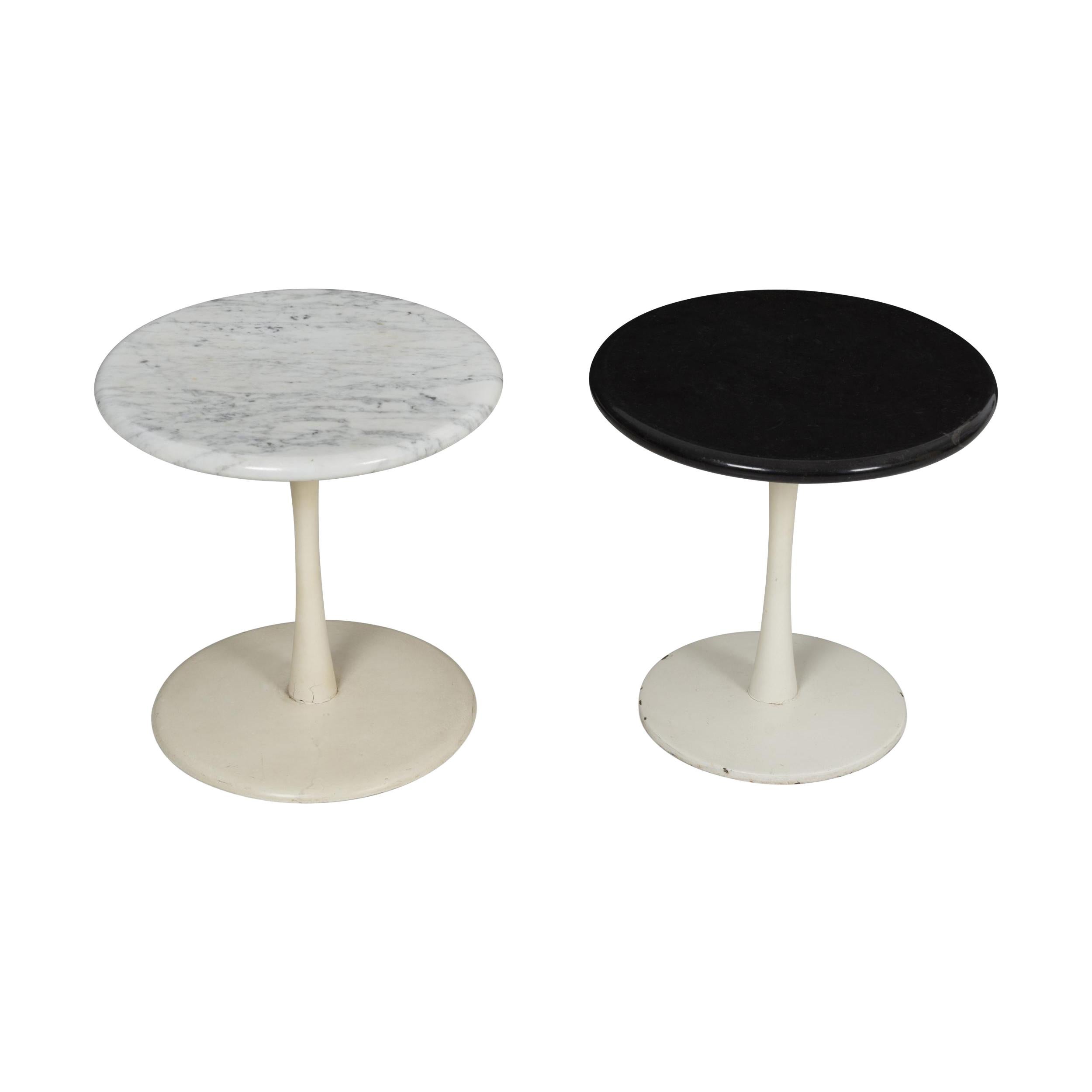 Pair of Laverne Stem Tables For Sale