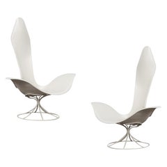Pair of Laverne Tulip Chairs