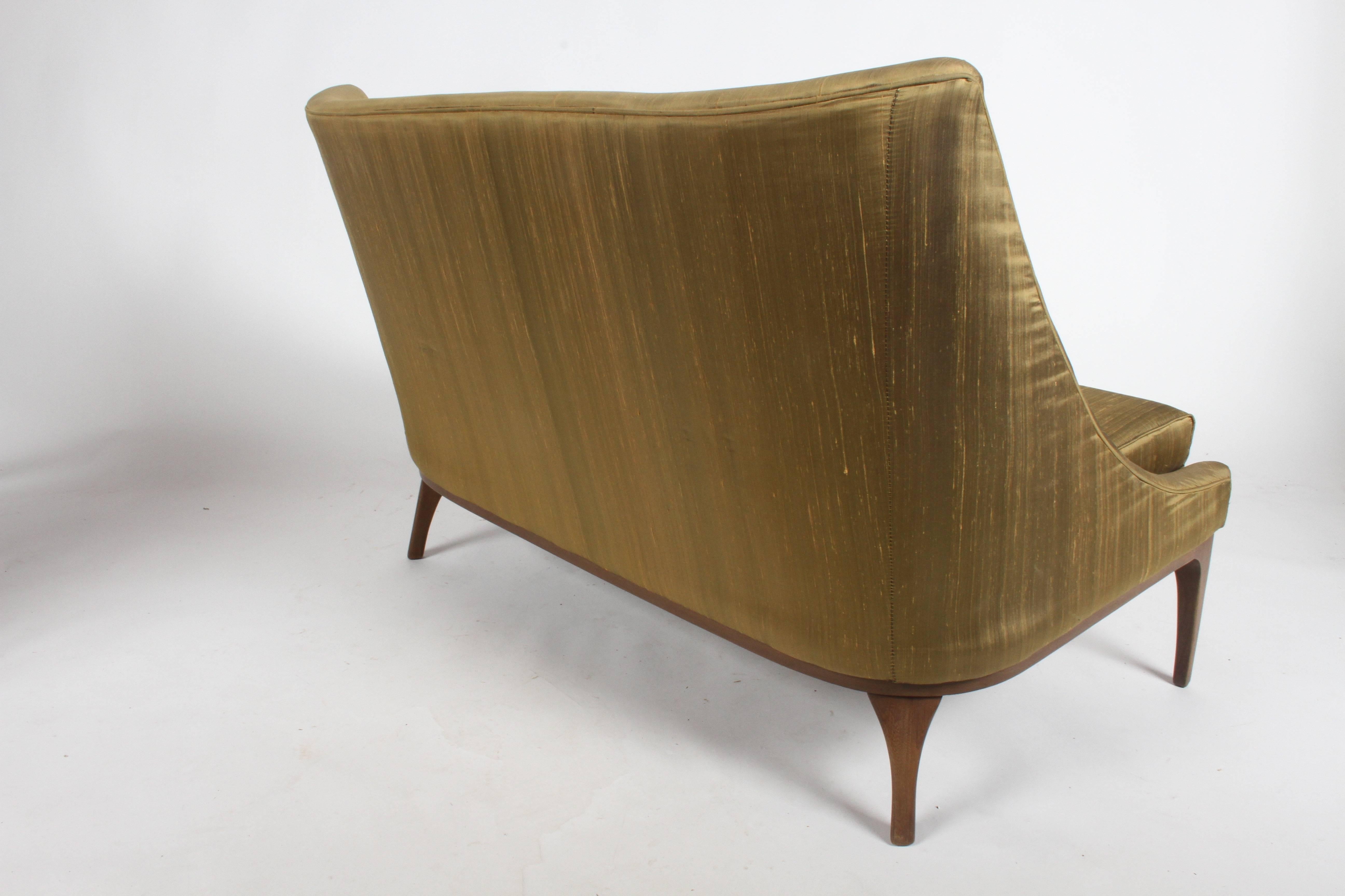 Pair of Lawrence Peabody Midcentury Loveseats, Settees or Sofas 6