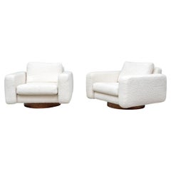 Pair Of Lawson-Fenning Custom Swivel Club Chairs