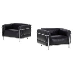Pair of Lc3 Lounge Chairs
