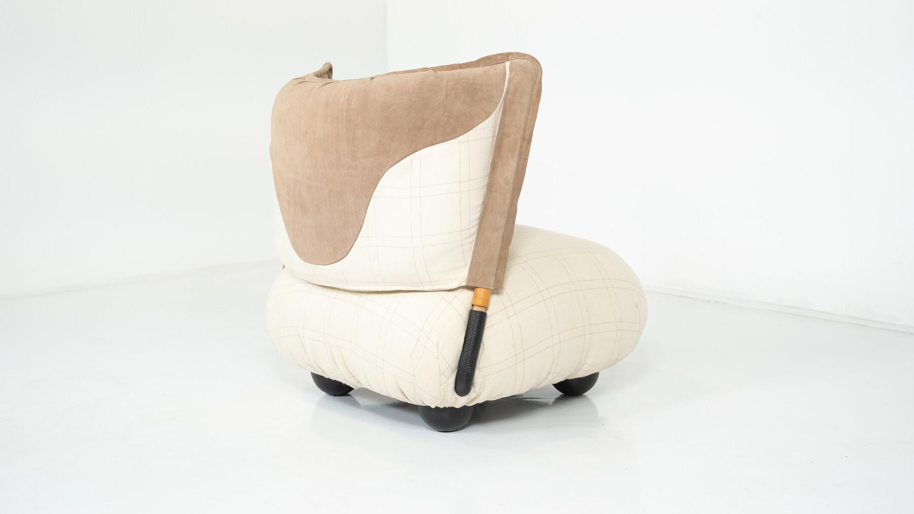 Paire de chaises longues « Le Bugie » d'Alessandro Becchi pour Giovannetti, 1980 en vente 6