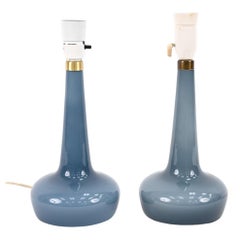 Pair of Le Klint for Holmgaard Glass Table Lamps