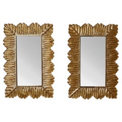 pair of "Leaf" mirrors by Studio Glustin