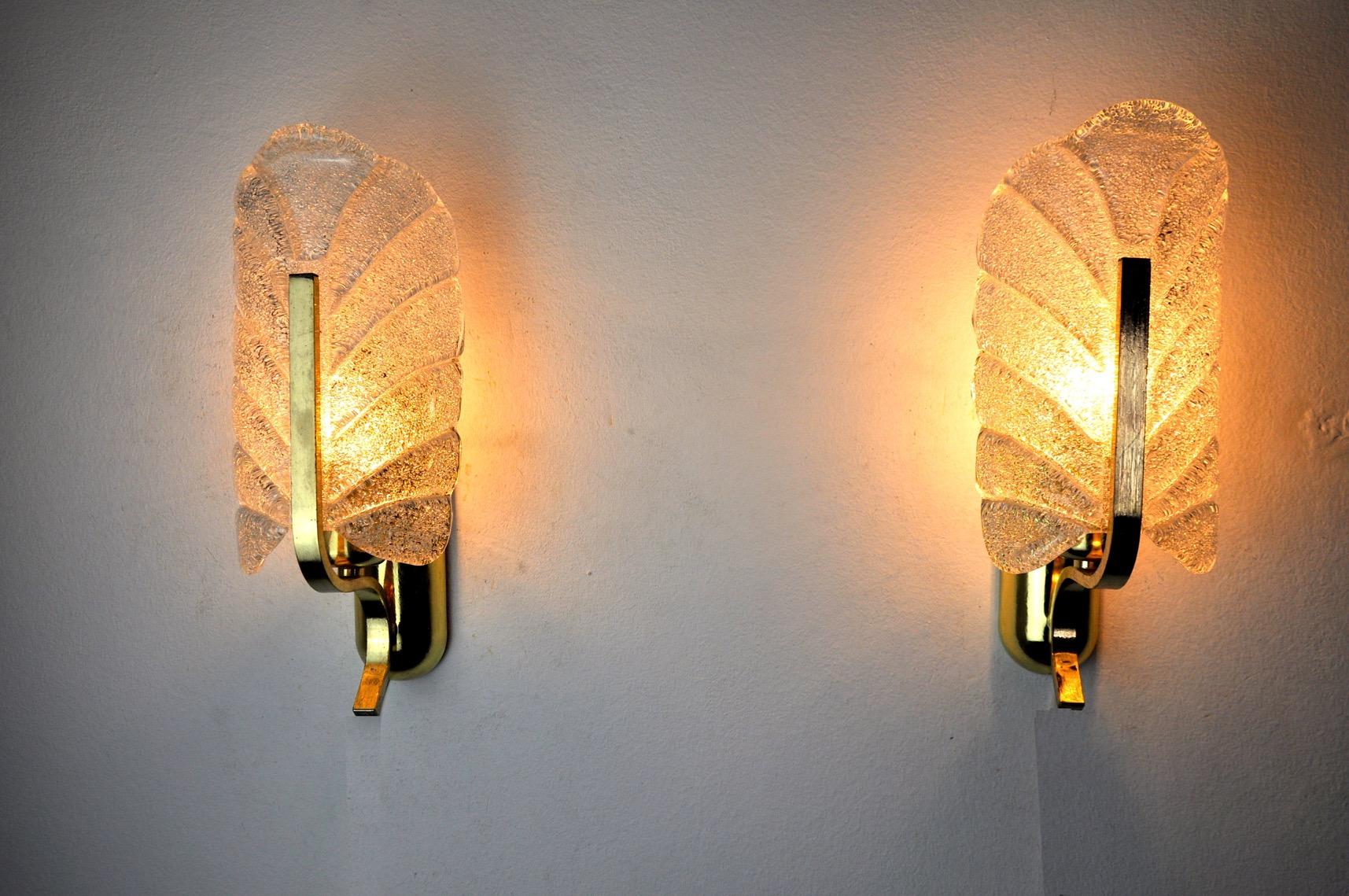 Fine XX secolo Coppia di appliques 