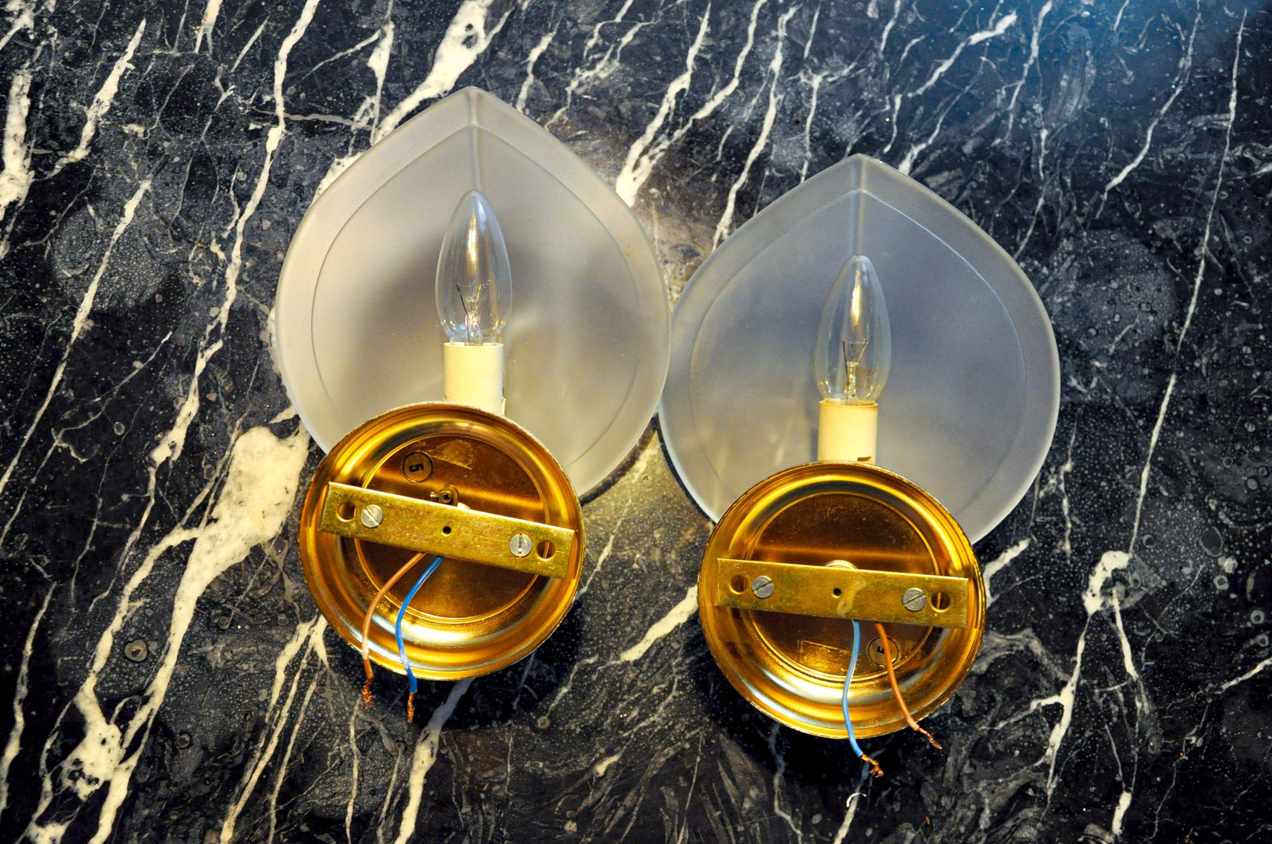 Cristal Paire d'appliques 