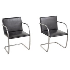 Brno Knoll Style Mid-Century Modern Armchairs