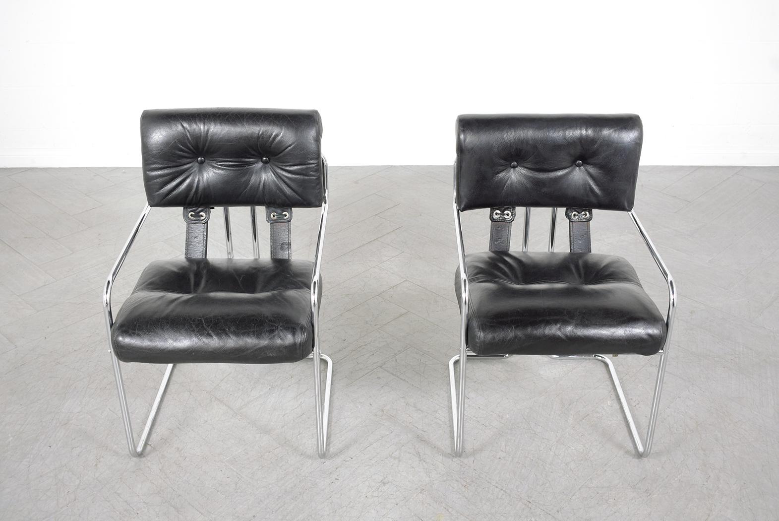 Upholstery Pair of Guido Faleschini Mariani Pace Chairs