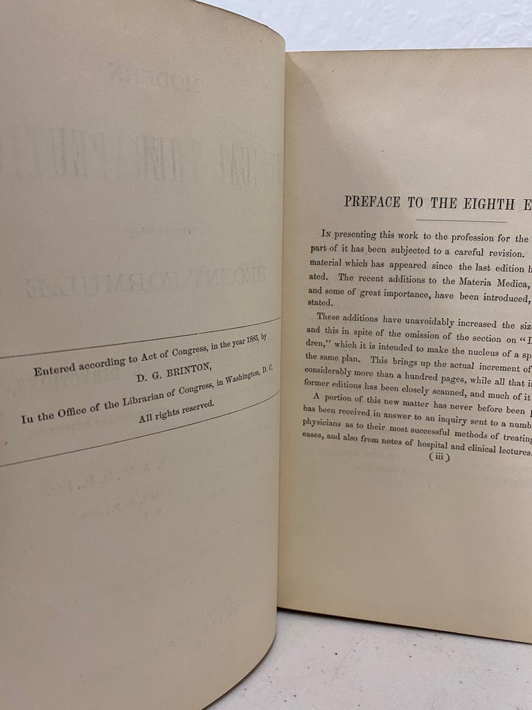 Pair of Leather Bound Antique Medical Books, circa 1880s at 1stDibs
