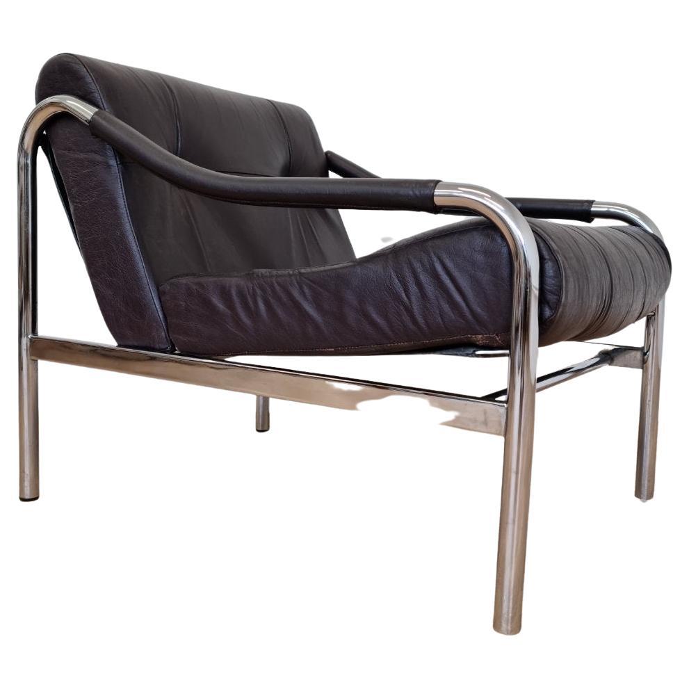 Paire de chaises en cuir conçues par Tim Bates pour PIEFF, Angleterre, vers 1970 en vente
