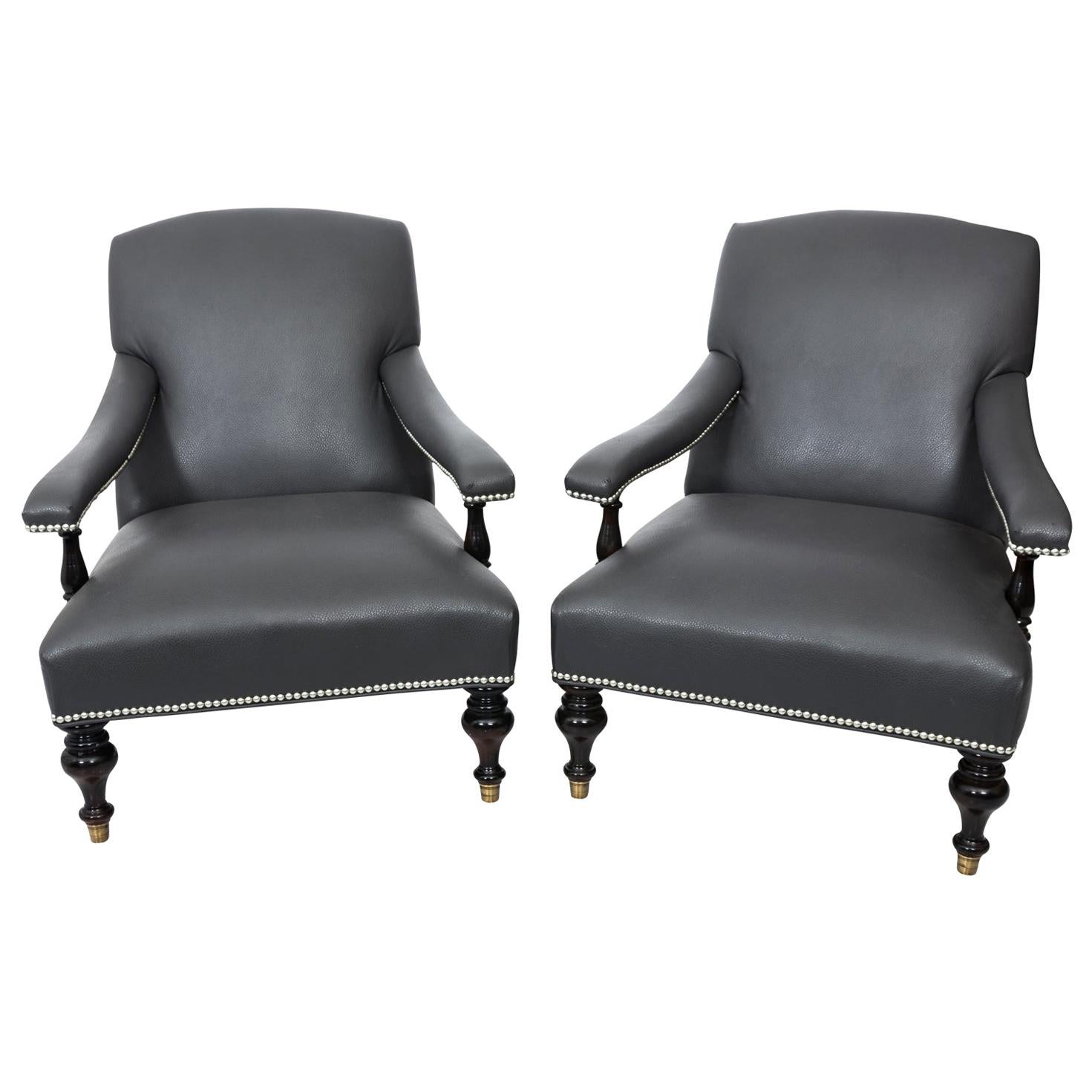 Leather Reading Chairs 66 For Sale on 1stdibs