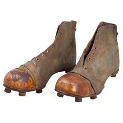Pair Of Leather Football Boots
