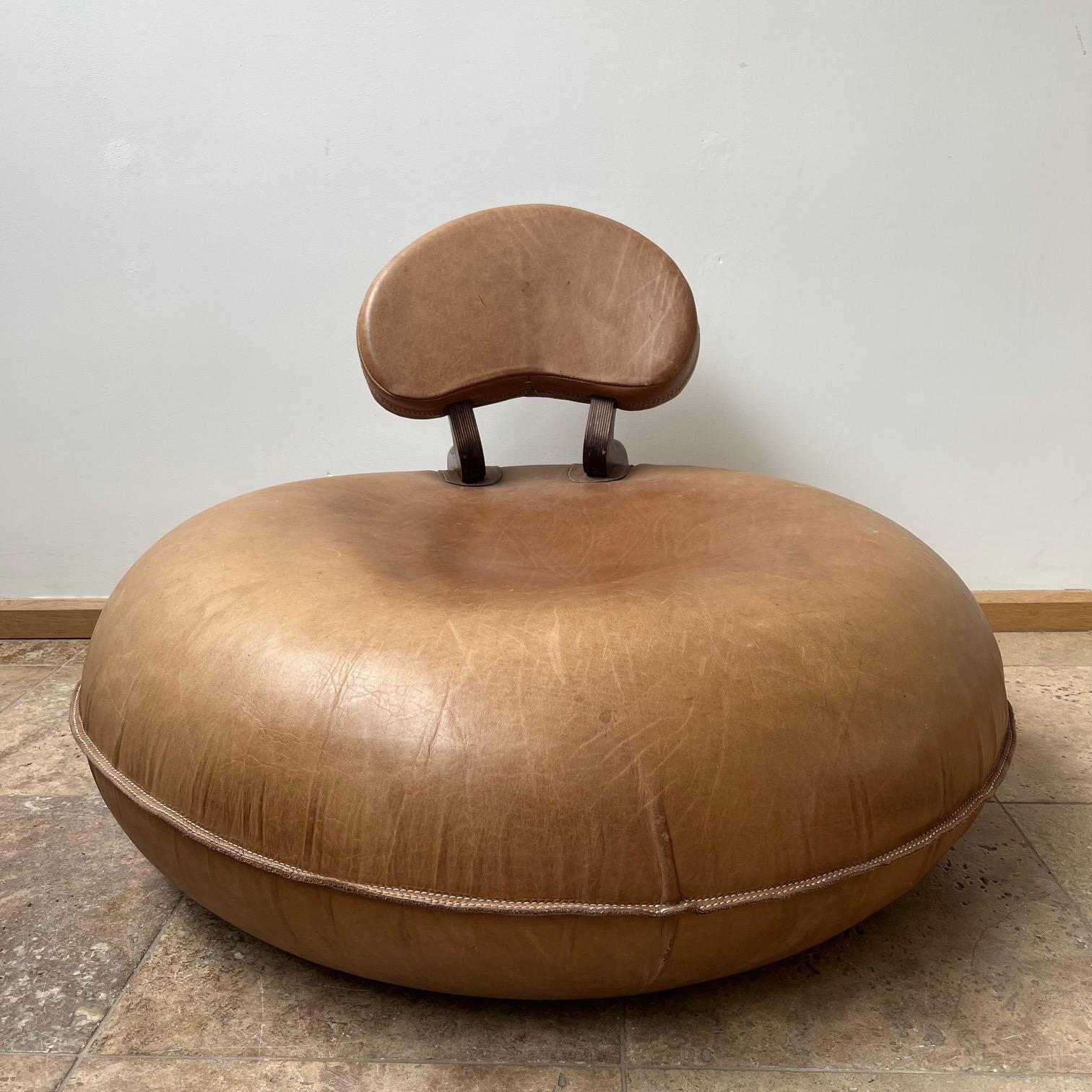 vintage inflatable ottoman