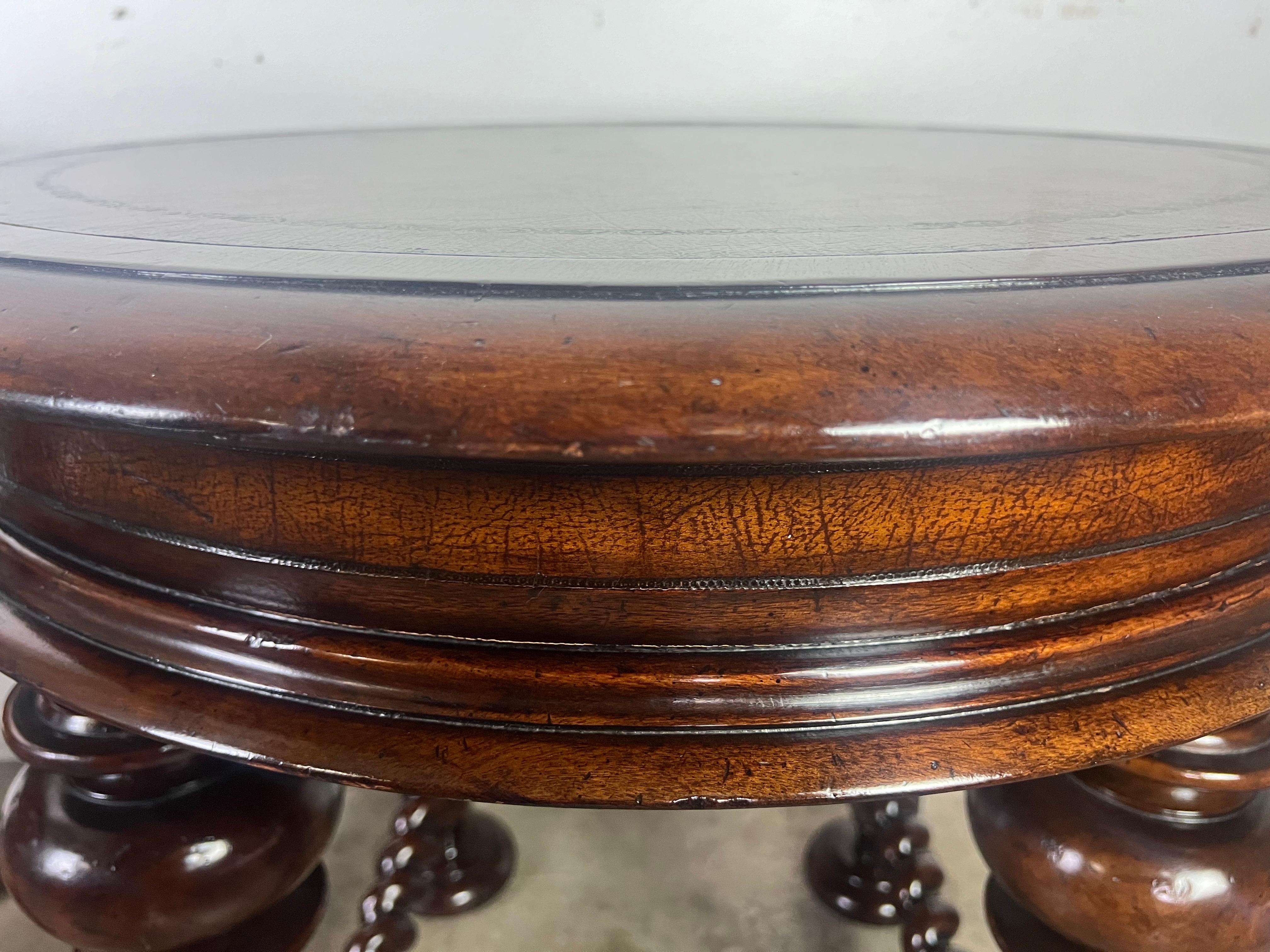 Pair of Leather Top Side Tables by John Richards For Sale 8
