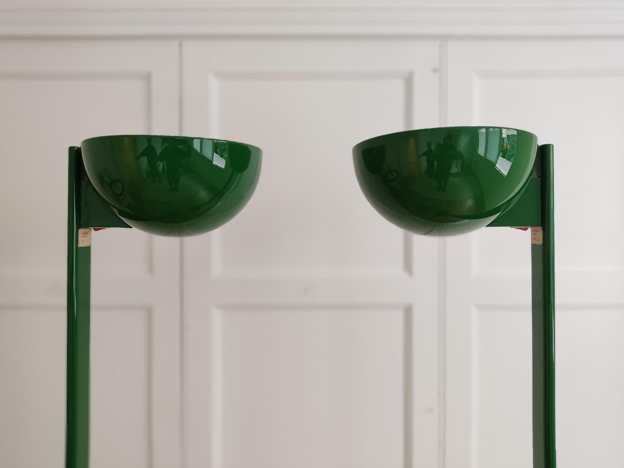 Swedish Pair of Ledu Design floor lamps by Bjorn Sahlén