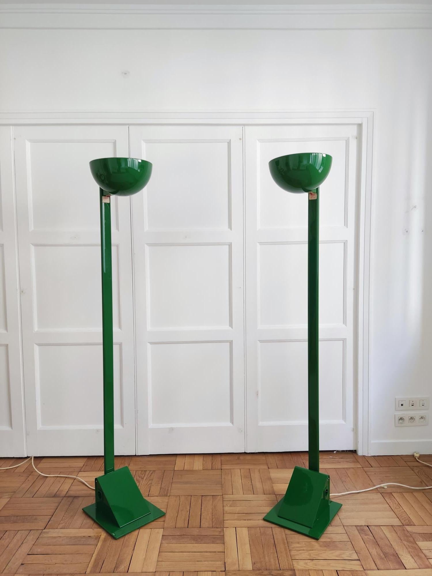 Pair of Ledu Design floor lamps by Bjorn Sahlén 2