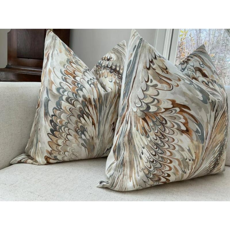 Americano Coppia di cuscini Lee Jofa 