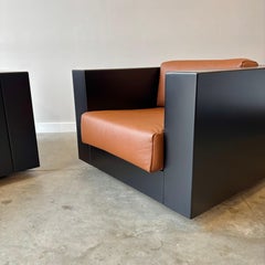 Paar Saratoga-Stühle von Lella und Massimo Vignelli, 1960er Jahre