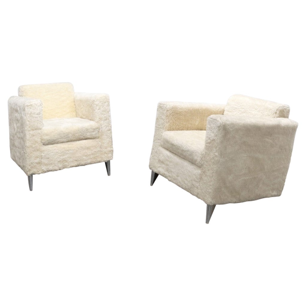 Pair of Len Niggelman armchairs by Philippe Starck
