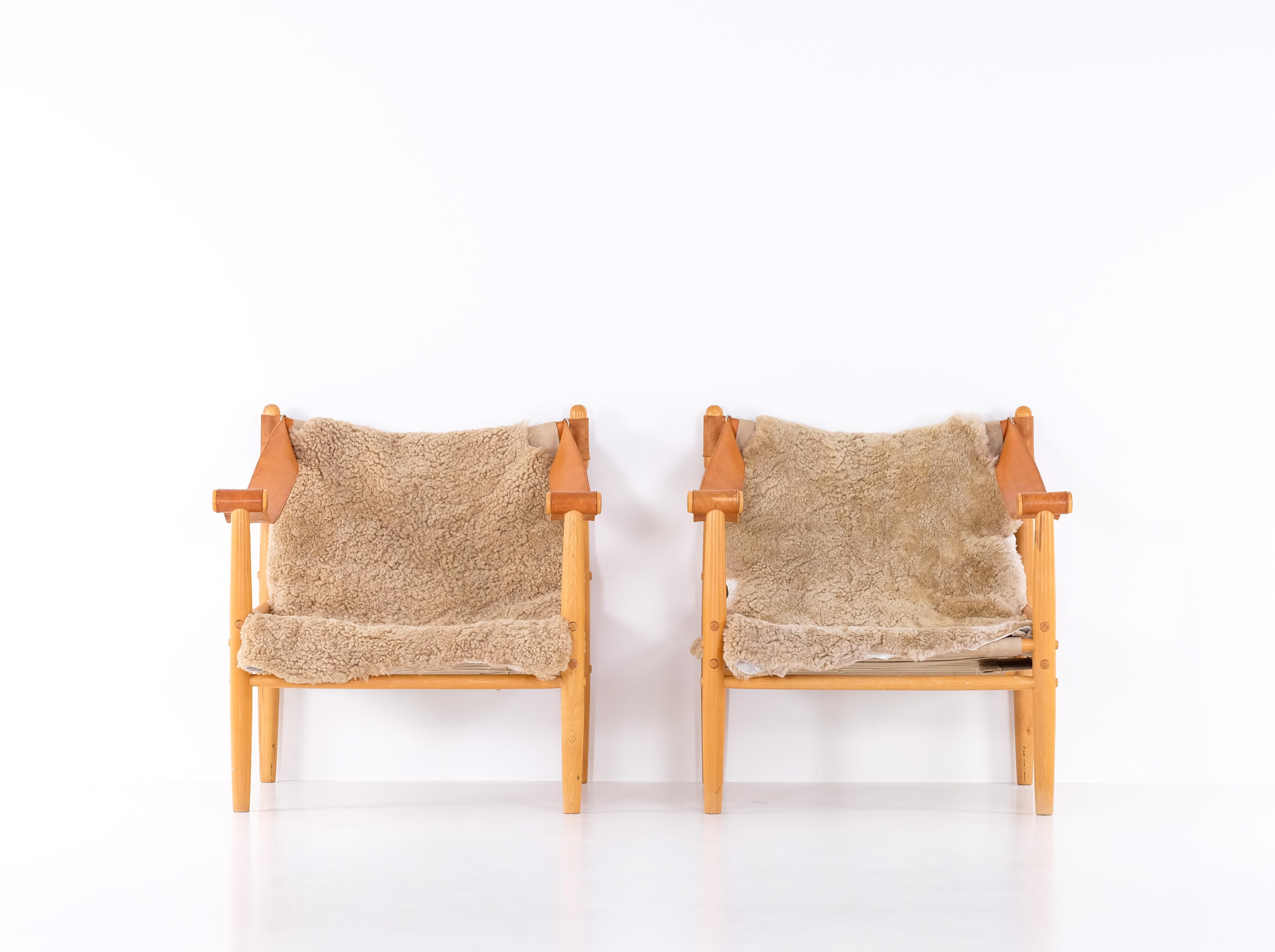 Pair of Lennart Bender Easy Chairs, 1960s For Sale 2