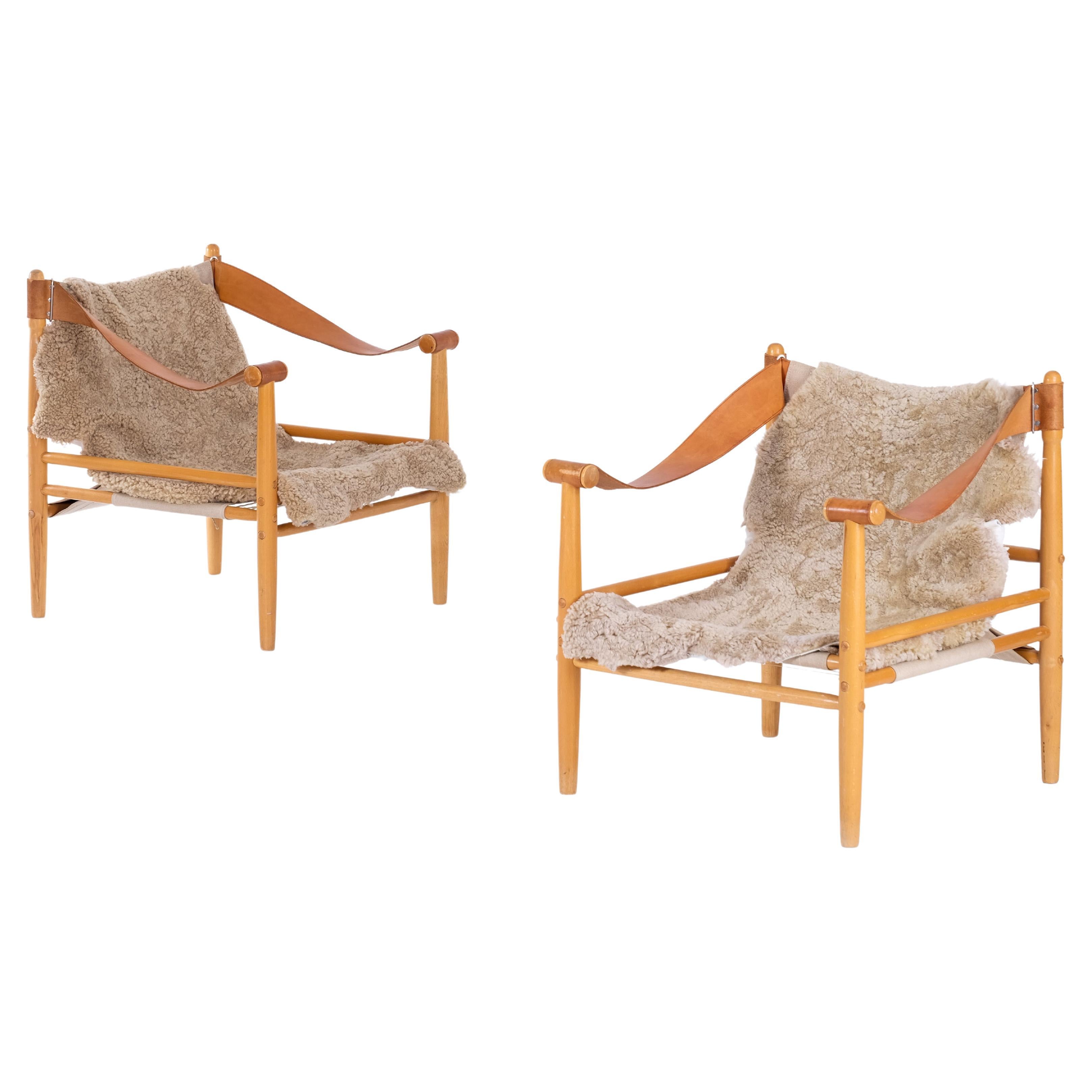 Pair of Lennart Bender Easy Chairs, 1960s For Sale