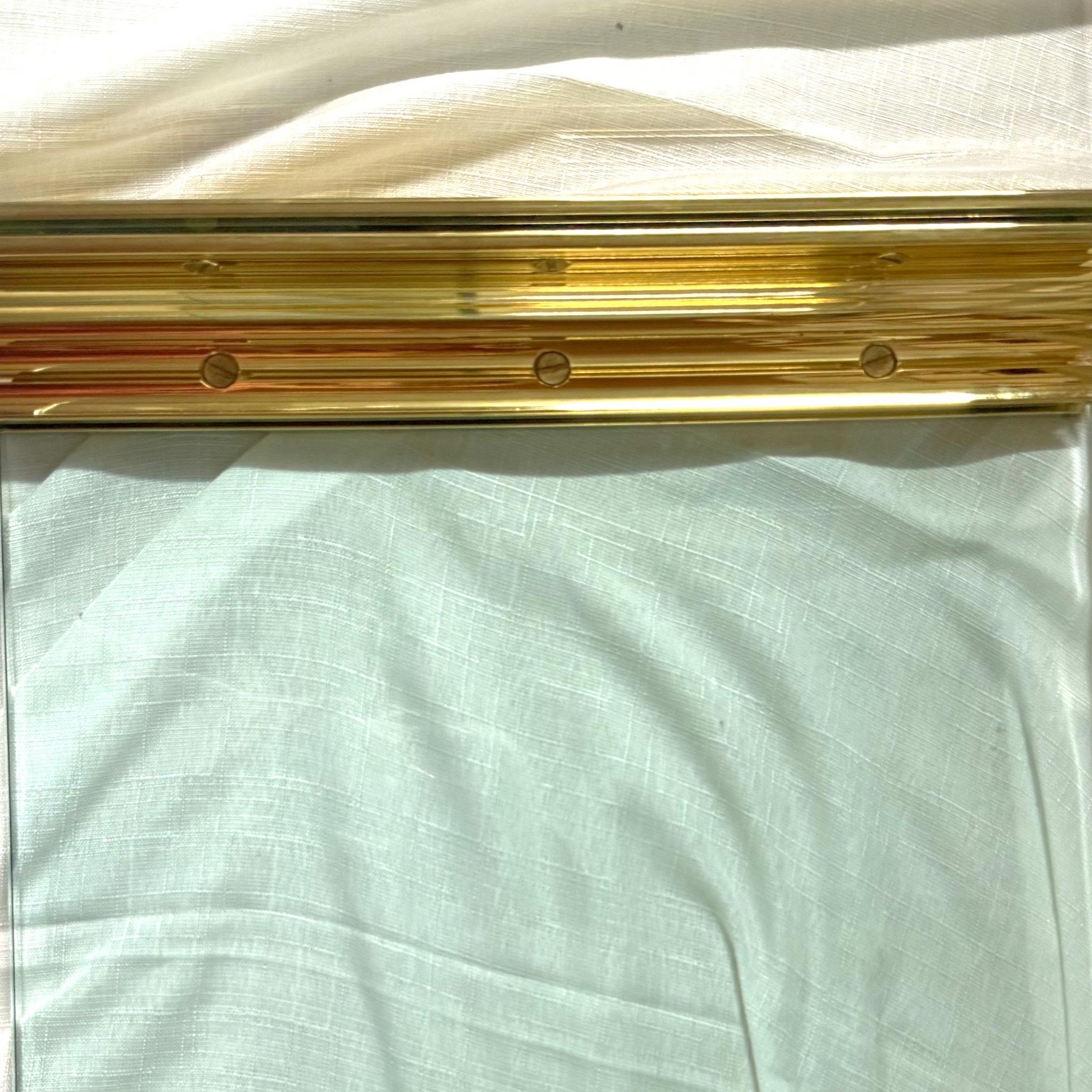 Pair of Leon Rosen for Pace Brass Mounted Cube Side/ Drinks Tables For Sale 4