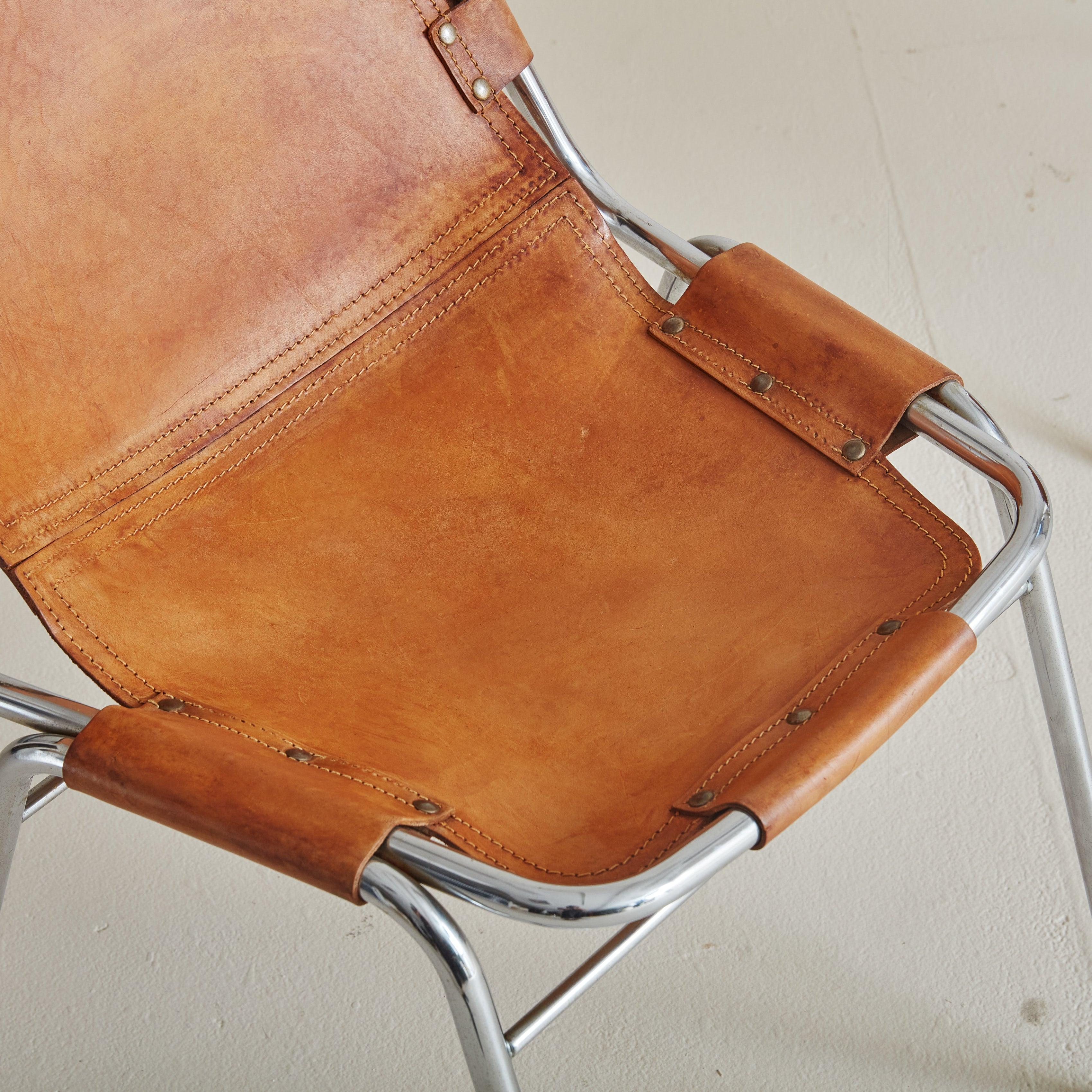 Paire de chaises Les Arcs attribuée à Charlotte Perriand, France 1970 en vente 4