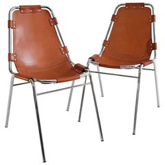Pair of Les Arcs Chairs by Charlotte Perriand
