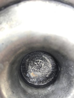 Pair of Les Etains De Paris Marked French Pewter Candlesticks, circa 1980s