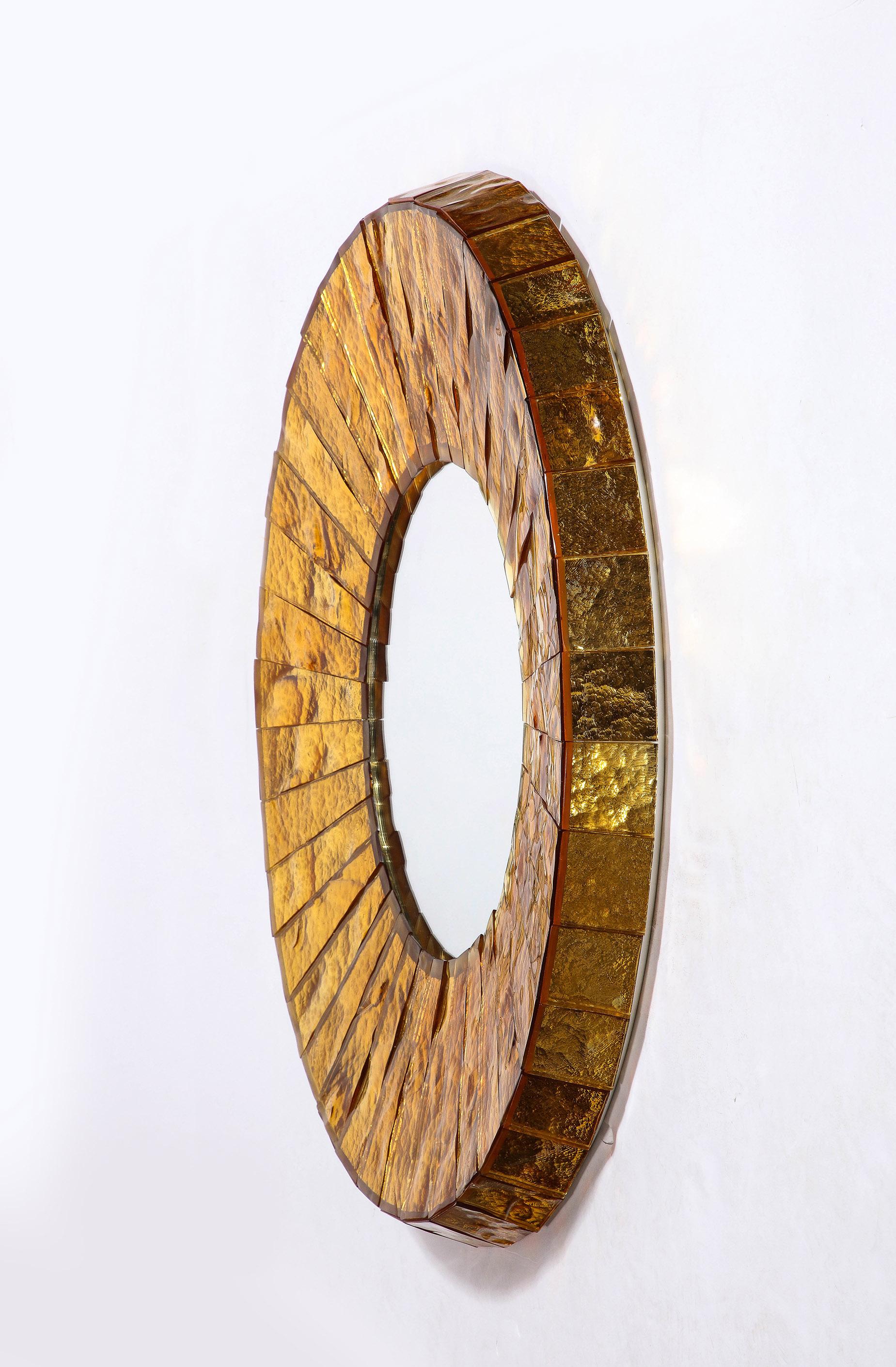 Contemporary Pair of “Leucos” Mirrors, by Roberto Giulio Rida For Sale