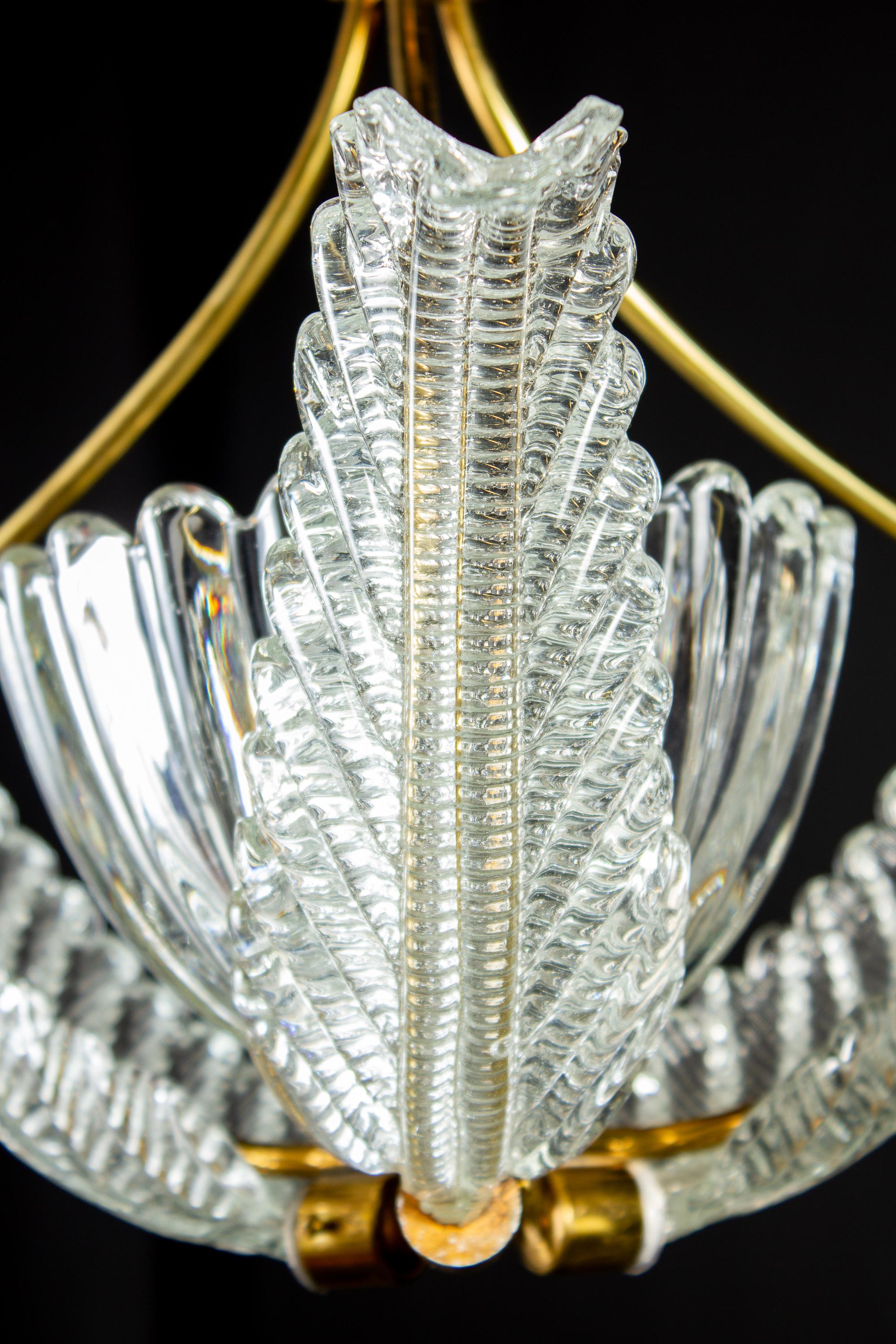 Pair of Liberty Pendants or Lanterns by Ercole Barovier, 1940s For Sale 6