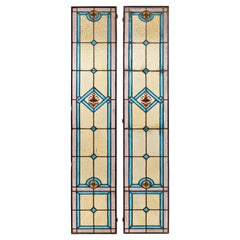 Pair of Liberty Windows Italy, Early 1900s