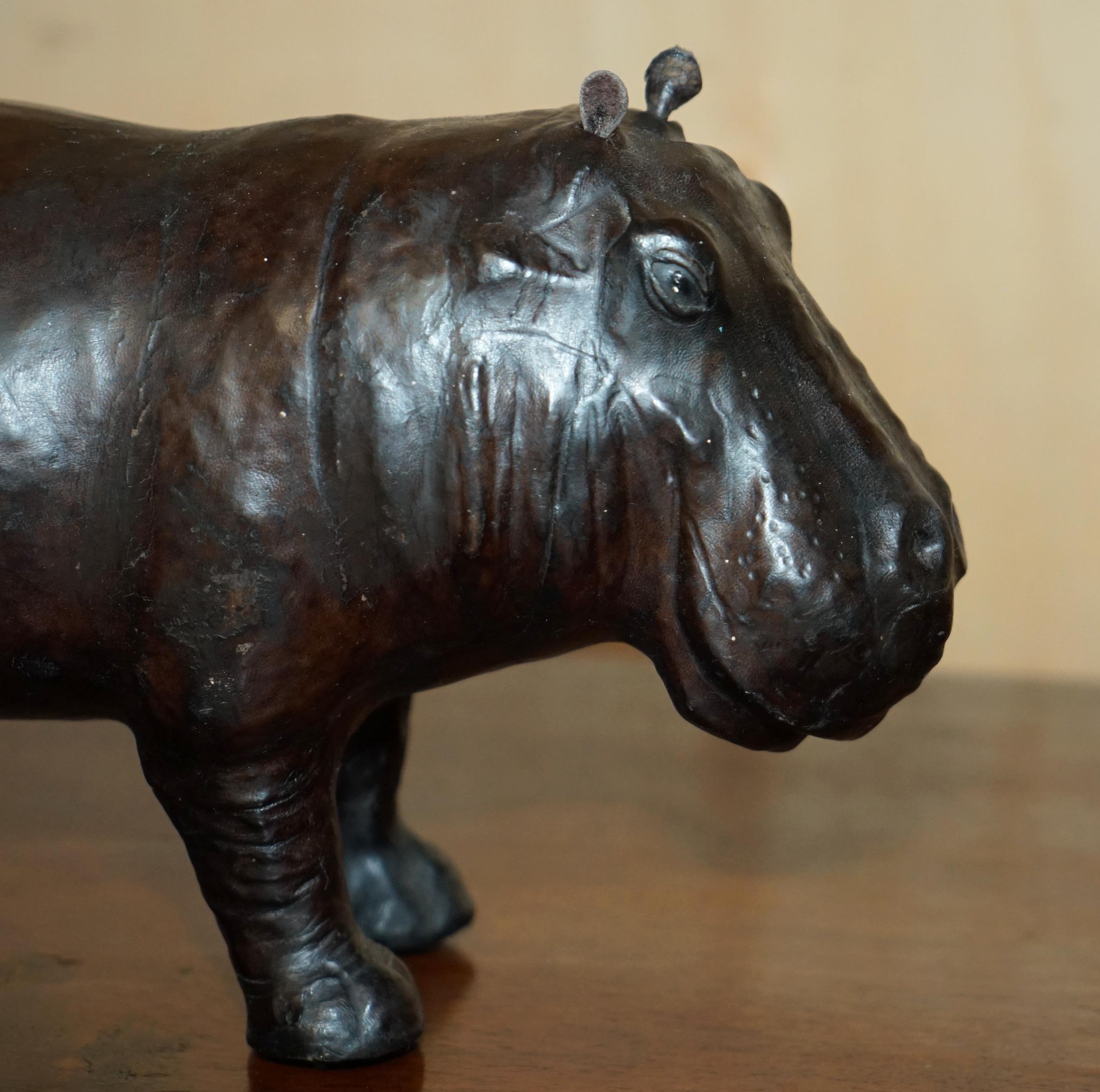 COPPIA DI CALZATURE LIBERTY'S Omersa in pelle di madre e di vitello HiPPO'S in vendita 5