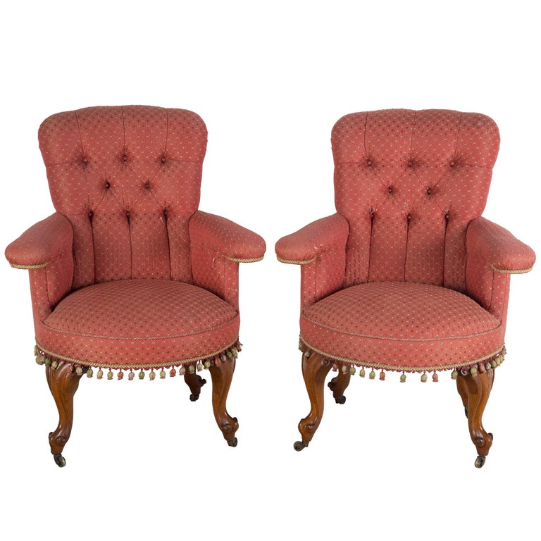 Pair Of Library Chairs