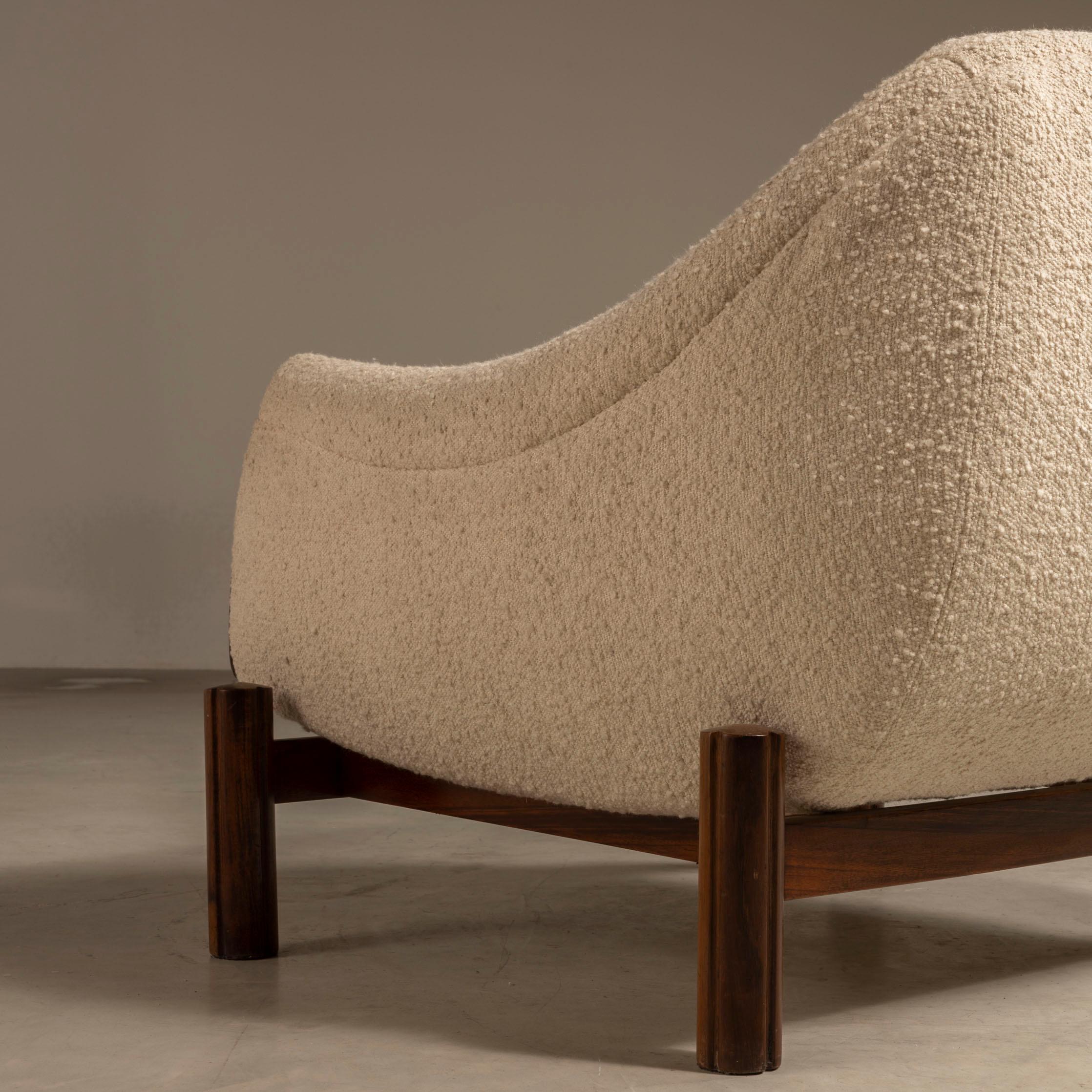 Wood Pair of Lounge Chairs by Liceu de Artes & Ofícios, Brazilian Mid-Century Modern