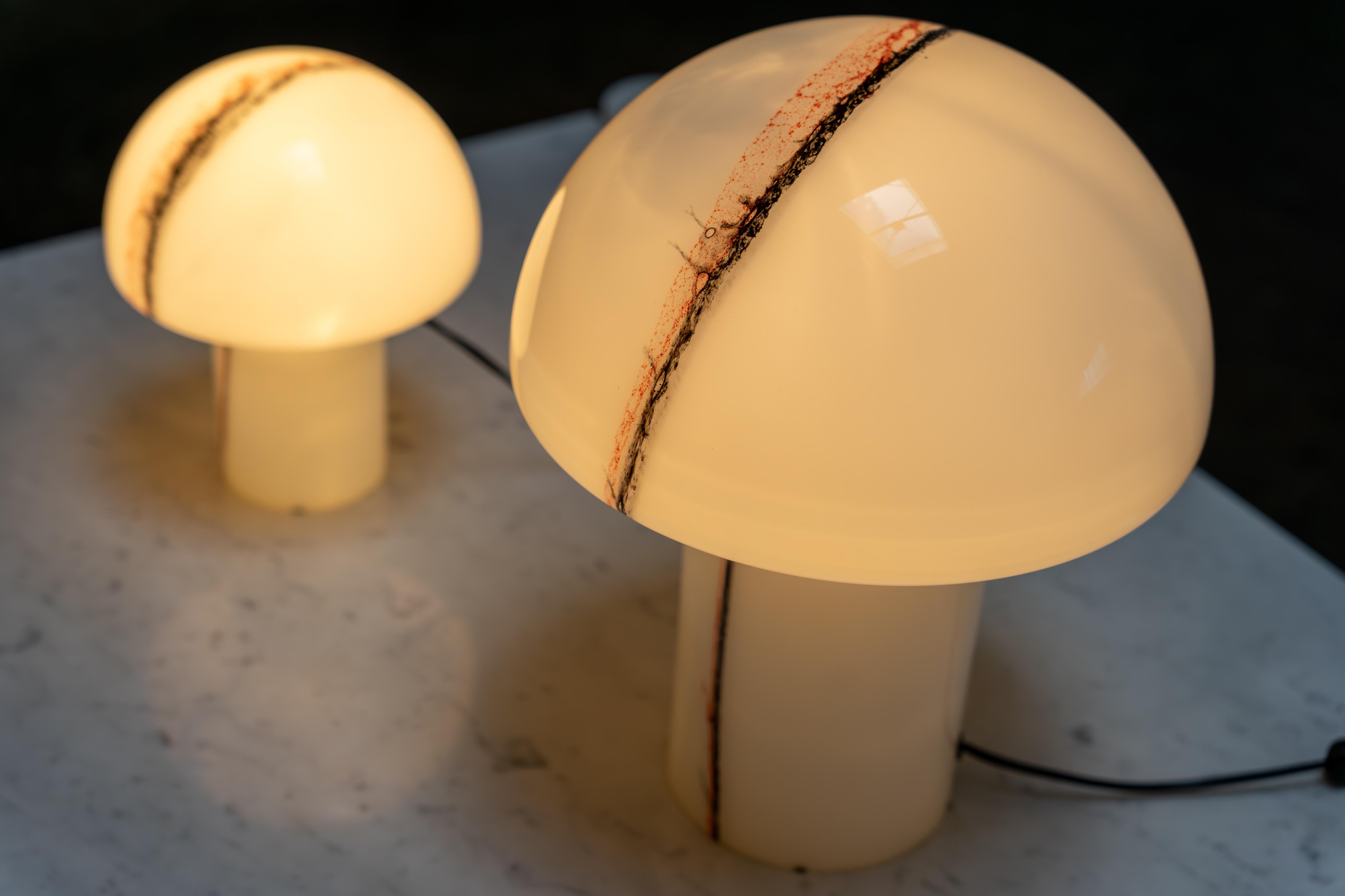 Paire de lampes de table 'Lido' en verre Peill & Putzler, Allemagne, années 1970 en vente 6