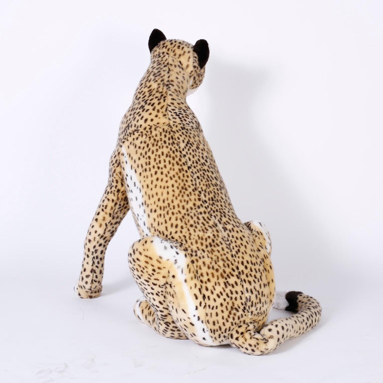 large stuffed animal cheetah