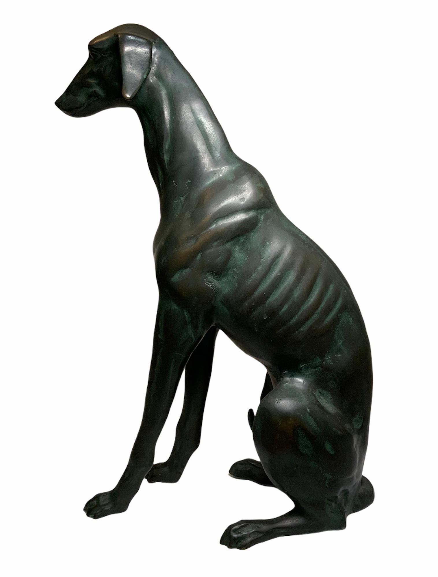 whippet statue