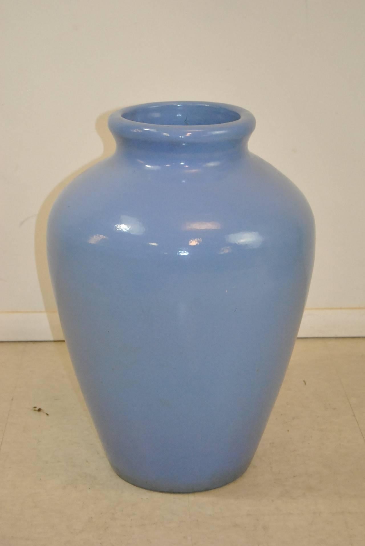 light blue vases